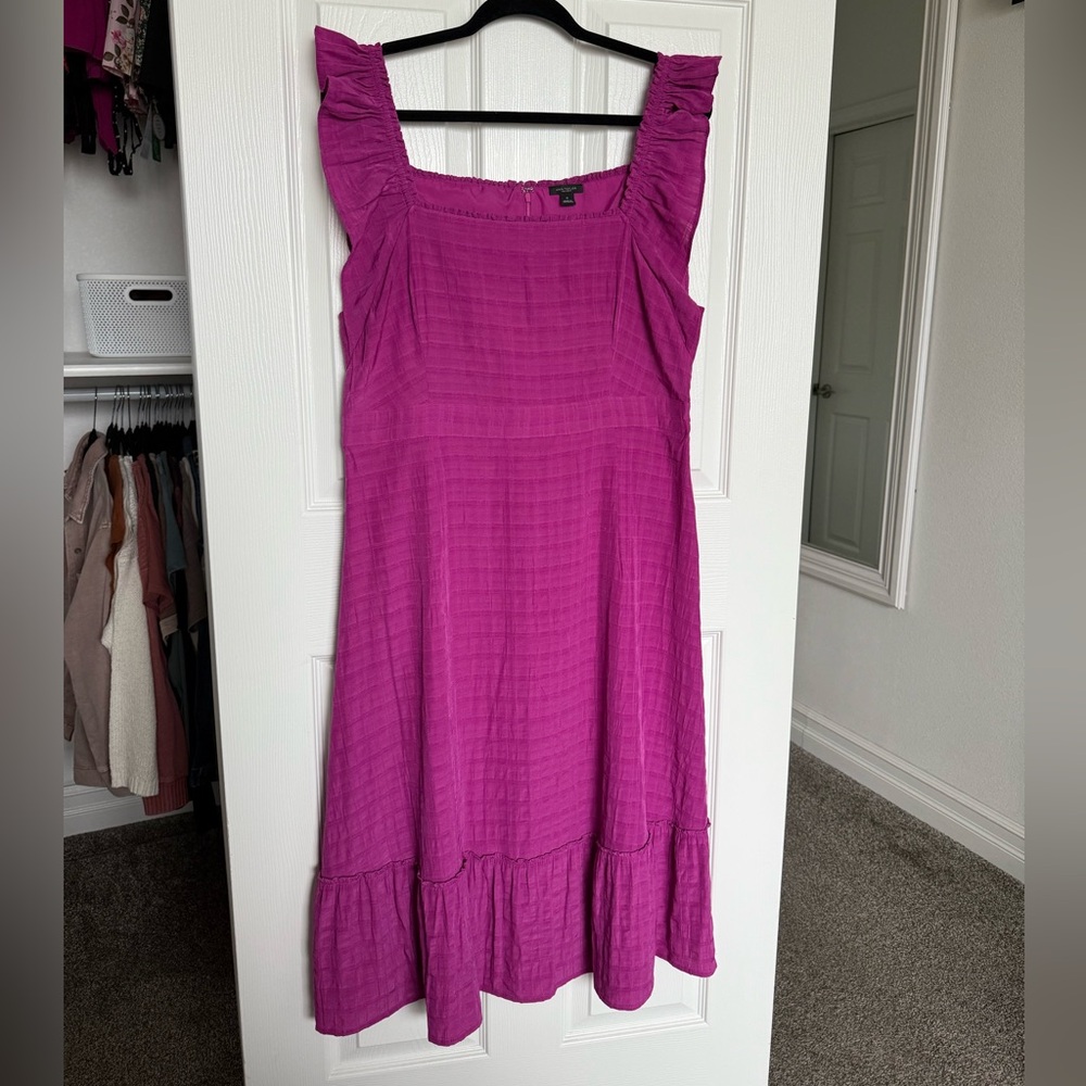 ANN TAYLOR MAGENTA DRESS